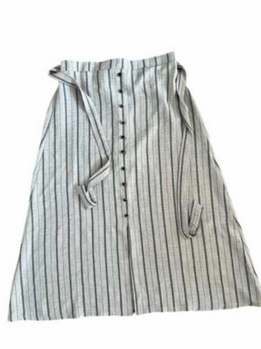 Lost &  Wander Striped Button-Front A-Line Skirt